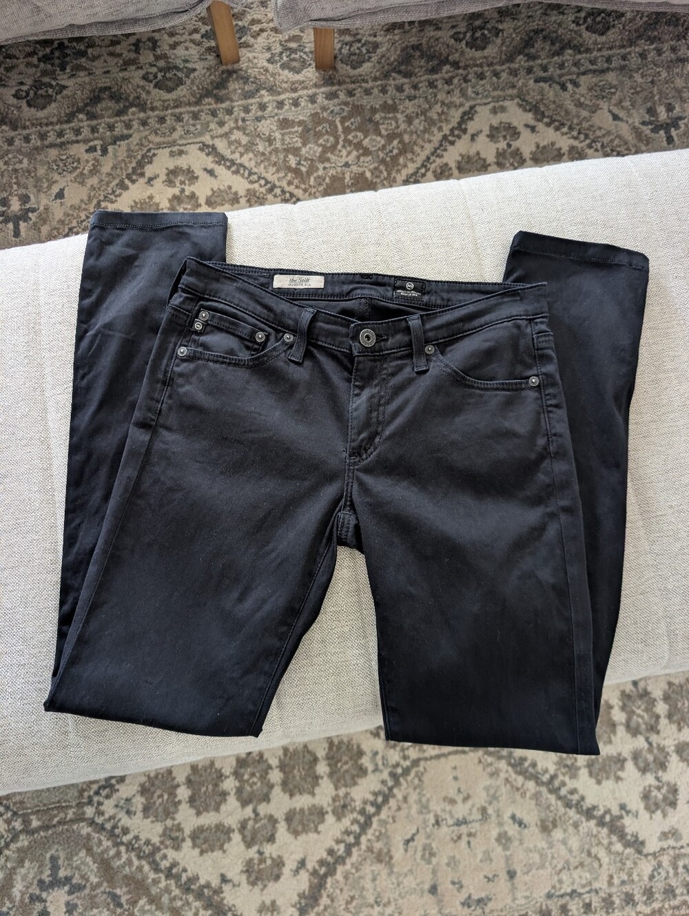 adriano goldschmied the slit cigarette jean black Size 27